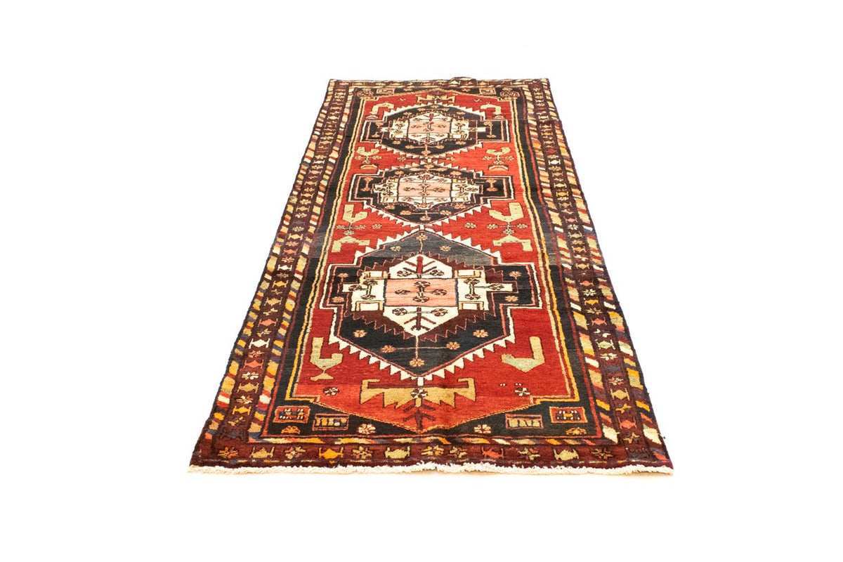 Tapis de couloir Tapis persan - Nomadic - 292 x 105 cm - rouge