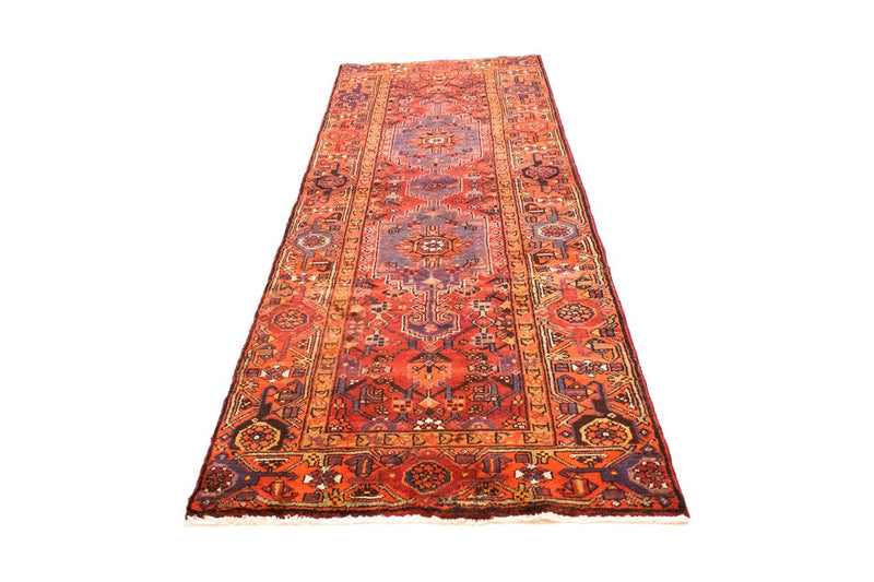 Tapis de couloir Tapis persan - Nomadic - 297 x 102 cm - rouge