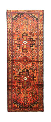 Tapis de couloir Tapis persan - Nomadic - 290 x 103 cm - orange