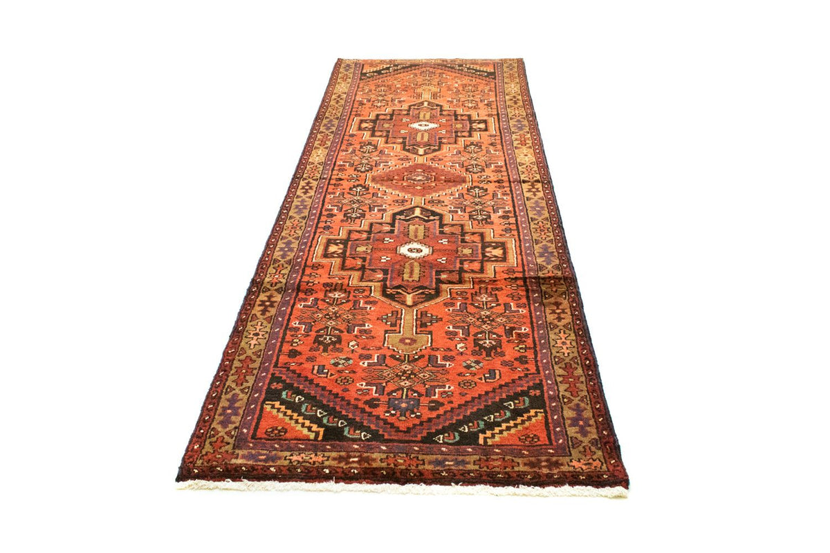 Tapis de couloir Tapis persan - Nomadic - 290 x 103 cm - orange