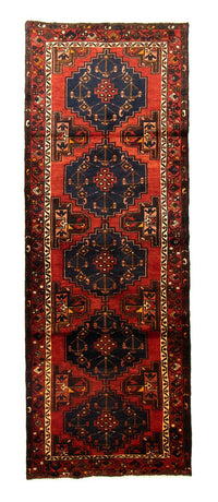 Tapis de couloir Tapis persan - Nomadic - 305 x 105 cm - bleu