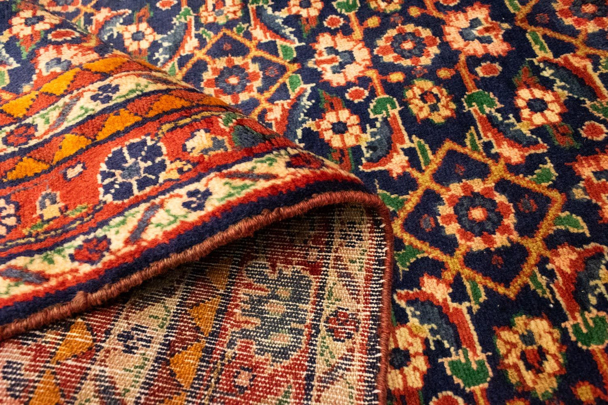 Tapis de couloir Tapis persan - Nomadic - 400 x 108 cm - bleu