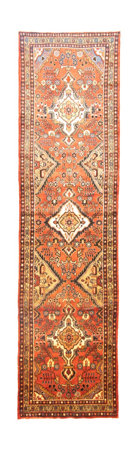 Tapis de couloir Tapis persan - Nomadic - 400 x 101 cm - orange