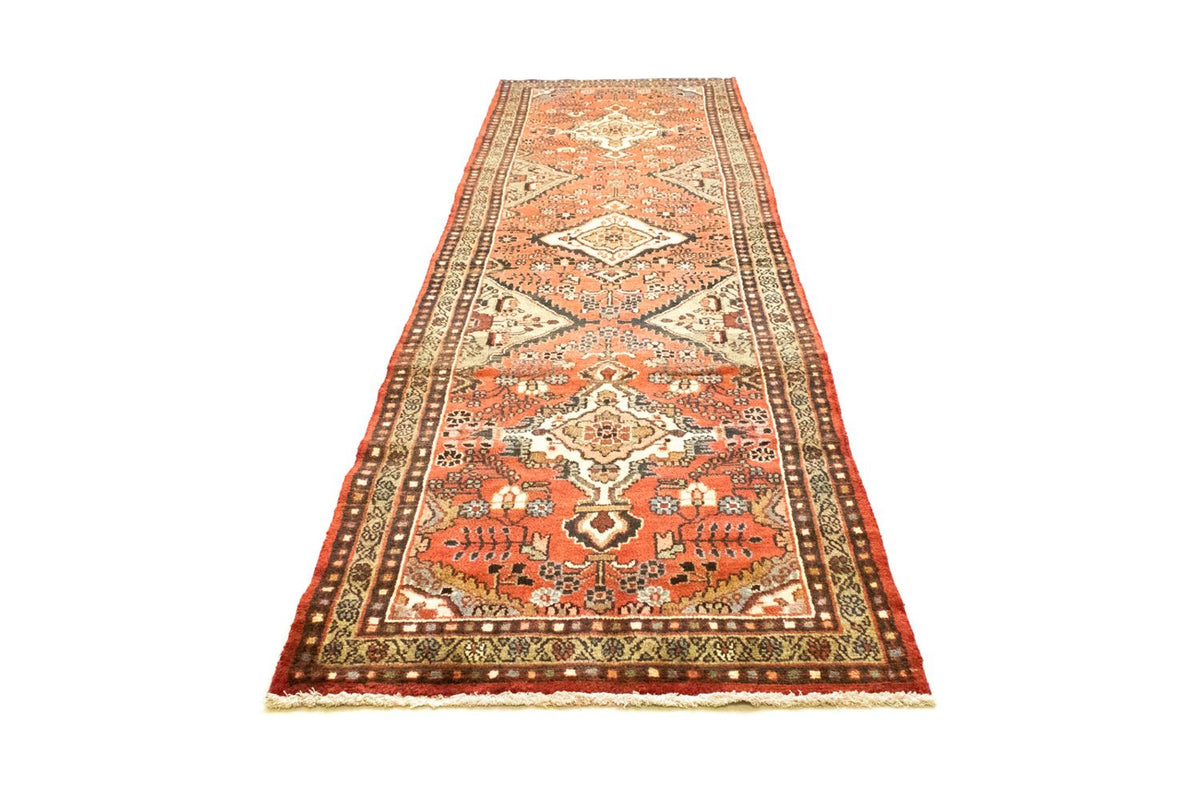 Tapis de couloir Tapis persan - Nomadic - 400 x 101 cm - orange