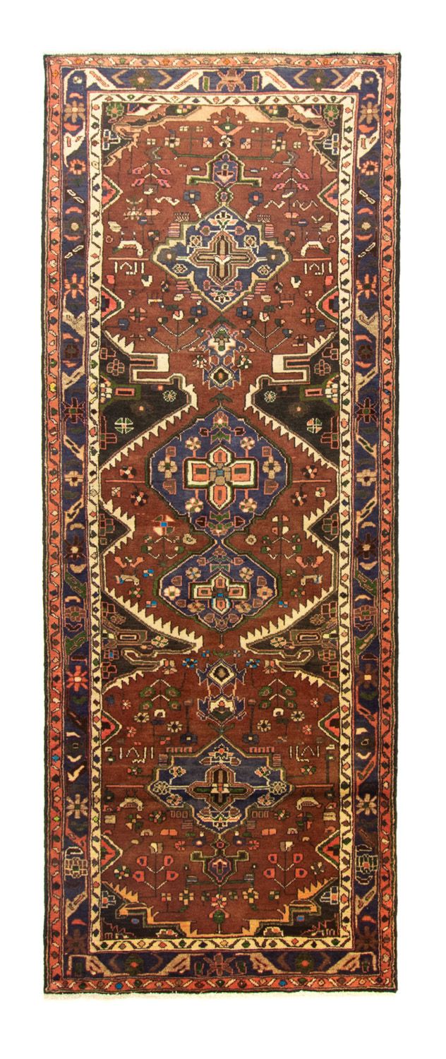 Tapis de couloir Tapis persan - Nomadic - 295 x 107 cm - marron