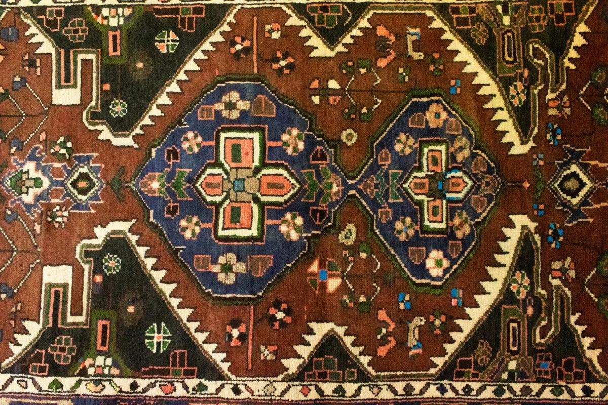 Tapis de couloir Tapis persan - Nomadic - 295 x 107 cm - marron