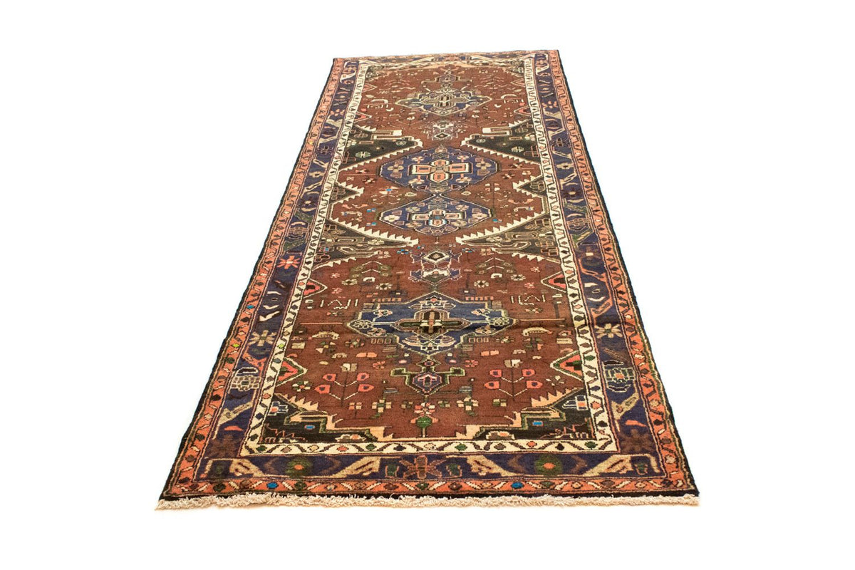 Tapis de couloir Tapis persan - Nomadic - 295 x 107 cm - marron