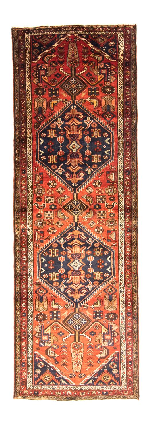 Tapis de couloir Tapis persan - Nomadic - 318 x 106 cm - bleu