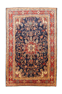 Tapis persan - Nomadic - 317 x 203 cm - bleu
