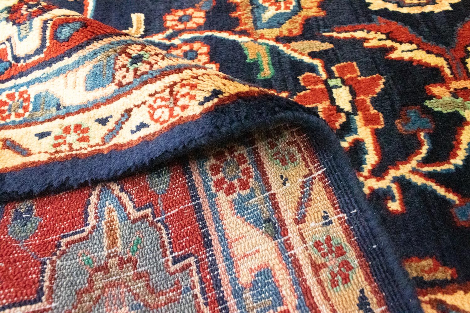 Tapis persan - Nomadic - 317 x 203 cm - bleu