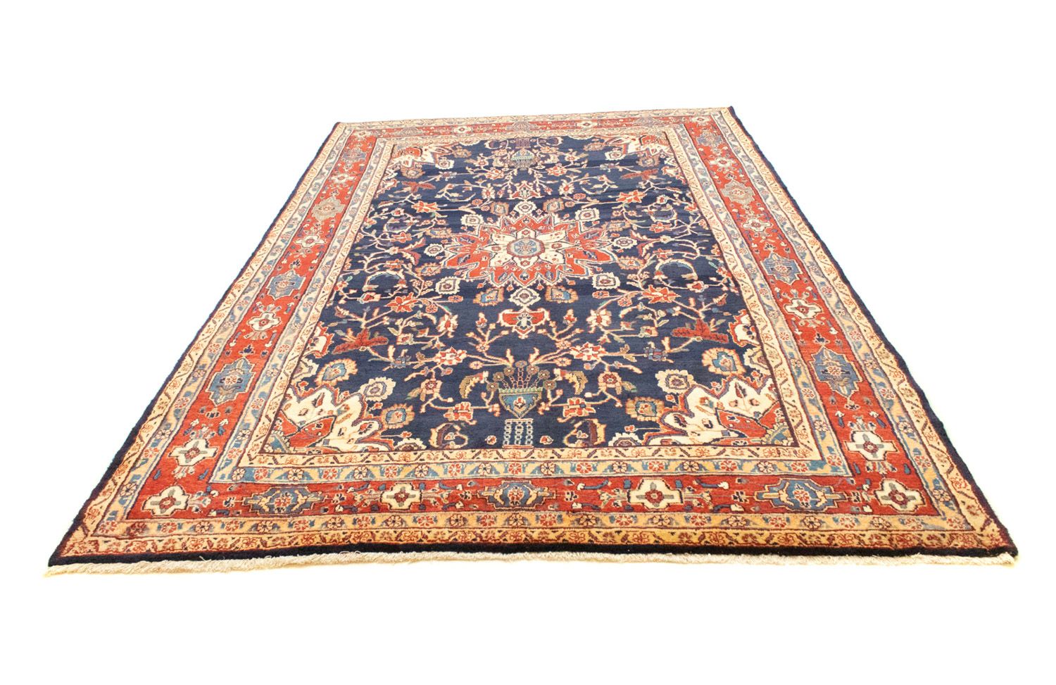 Tapis persan - Nomadic - 317 x 203 cm - bleu