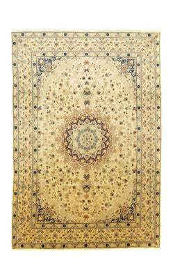Tapis persan - Keshan - 353 x 240 cm - beige