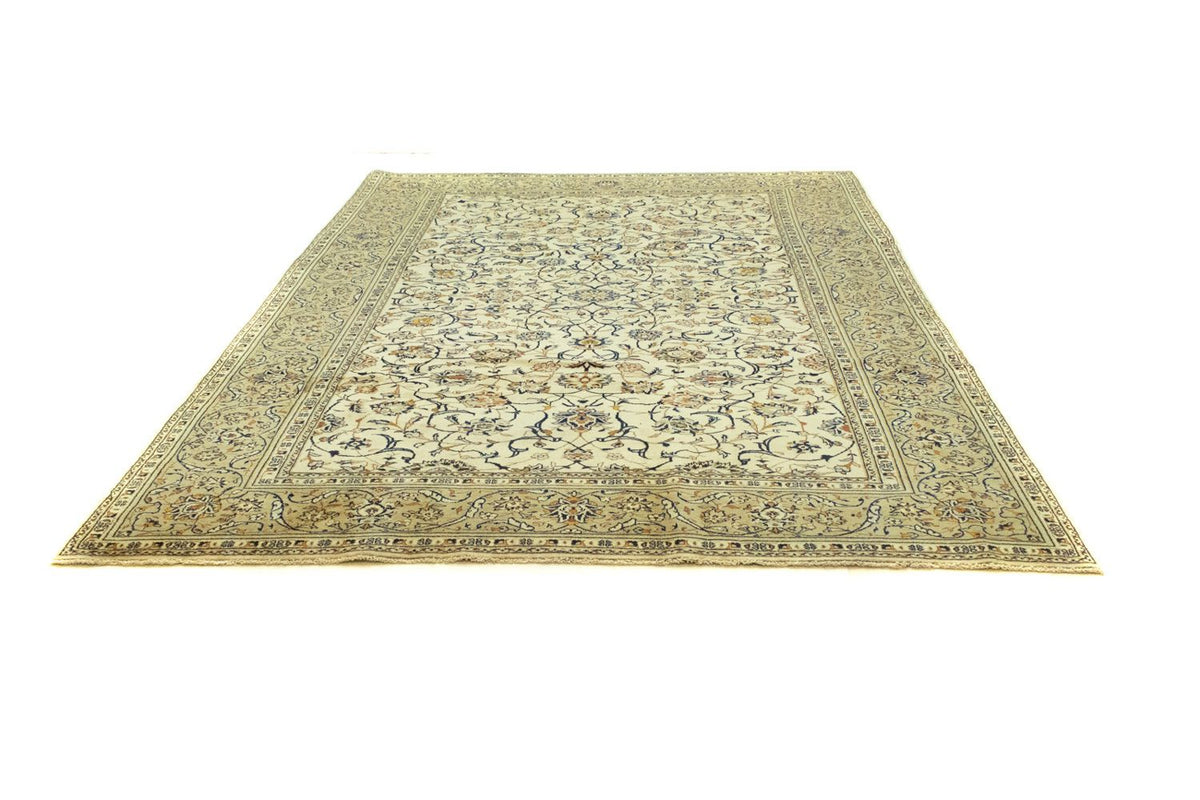 Tapis persan - Keshan - 378 x 237 cm - beige