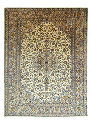 Tapis persan - Keshan - 402 x 296 cm - beige