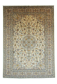 Tapis persan - Keshan - 405 x 294 cm - beige