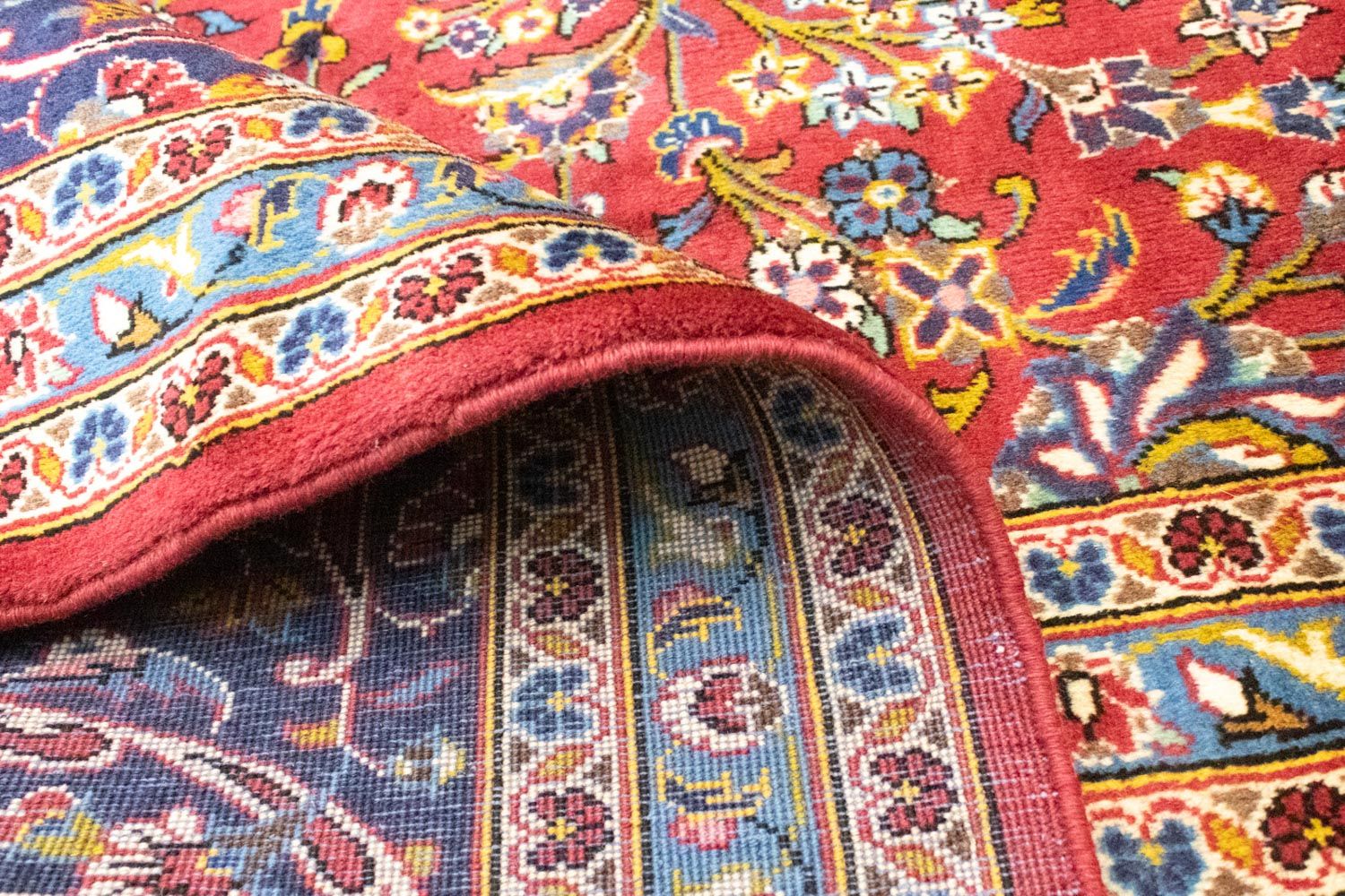 Tapis persan - Keshan - 401 x 304 cm - rouge