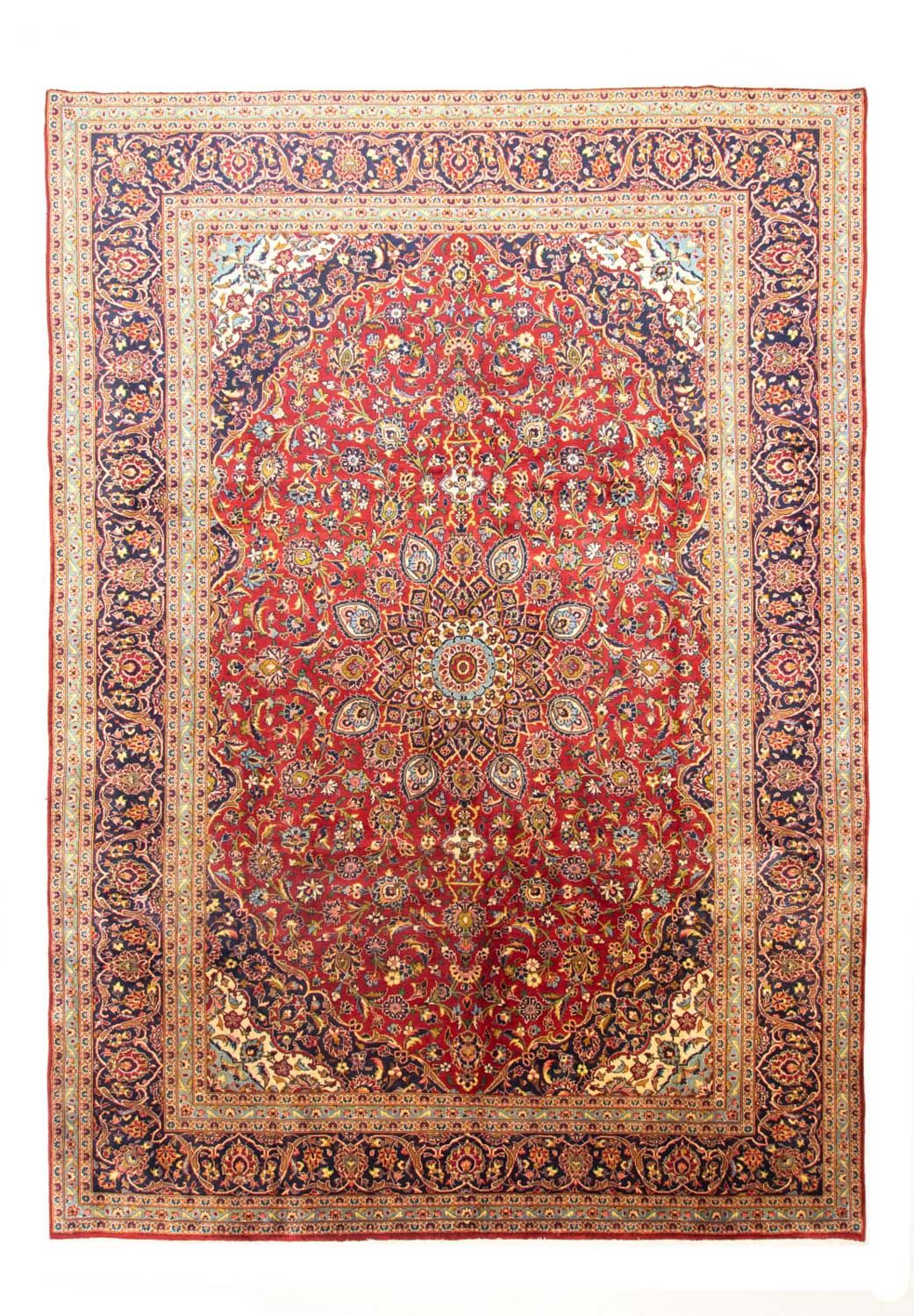 Tapis persan - Keshan - 407 x 292 cm - rouge