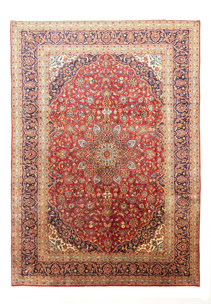 Tapis persan - Keshan - 407 x 292 cm - rouge