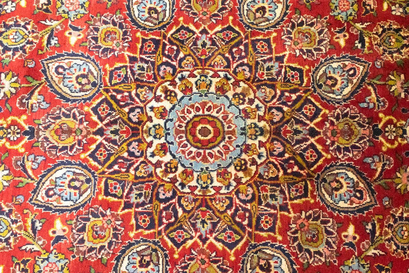 Tapis persan - Keshan - 407 x 292 cm - rouge