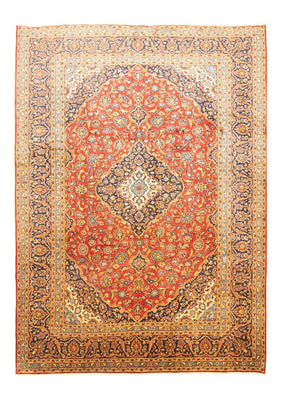 Tapis persan - Keshan - 414 x 297 cm - orange