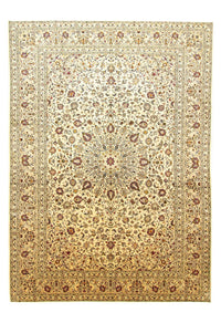 Tapis persan - Keshan - 398 x 295 cm - marron