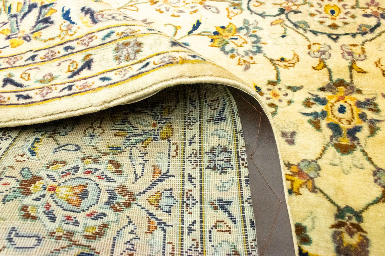 Tapis persan - Keshan - 300 x 202 cm - beige