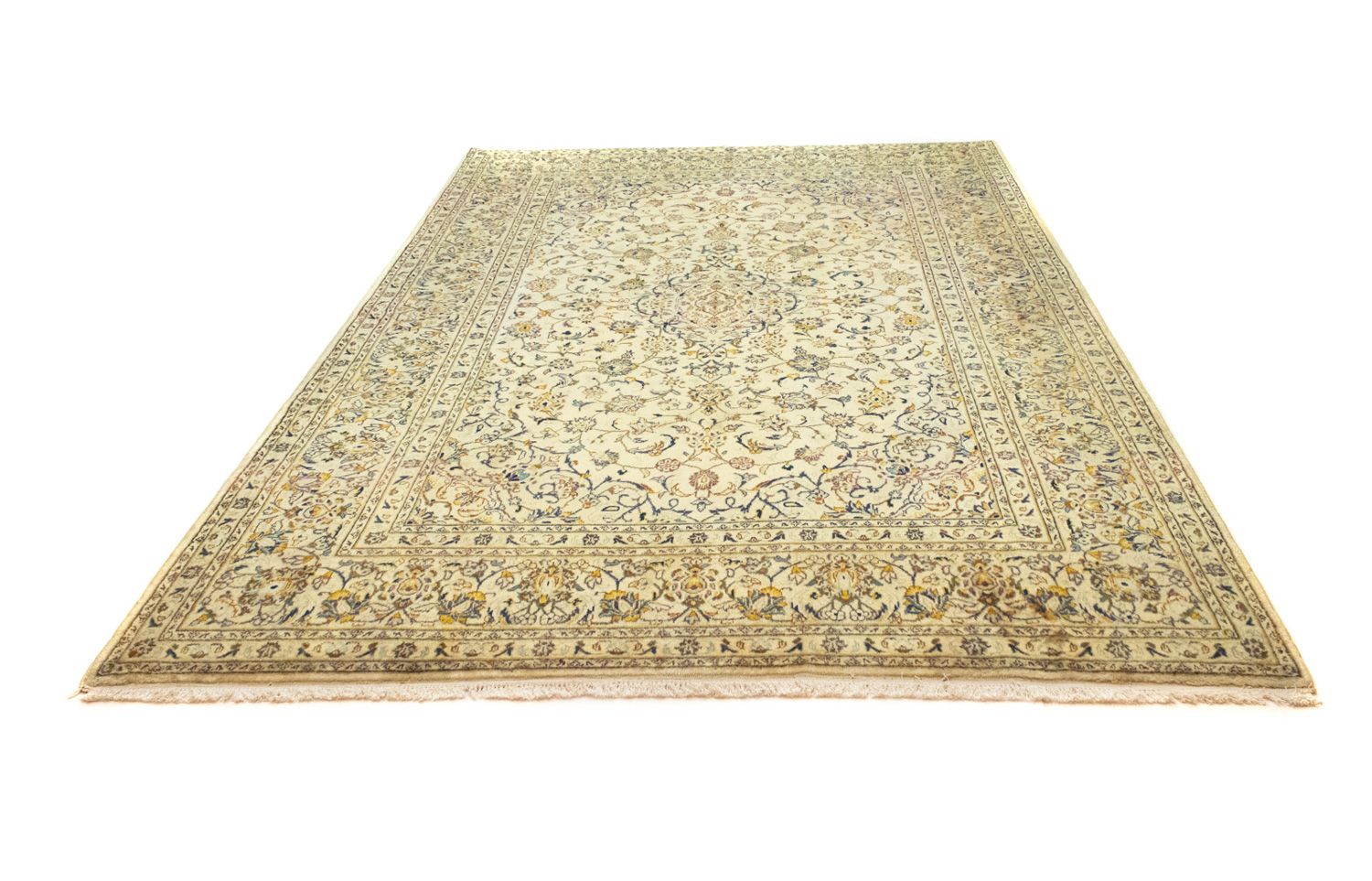 Tapis persan - Keshan - 300 x 202 cm - beige