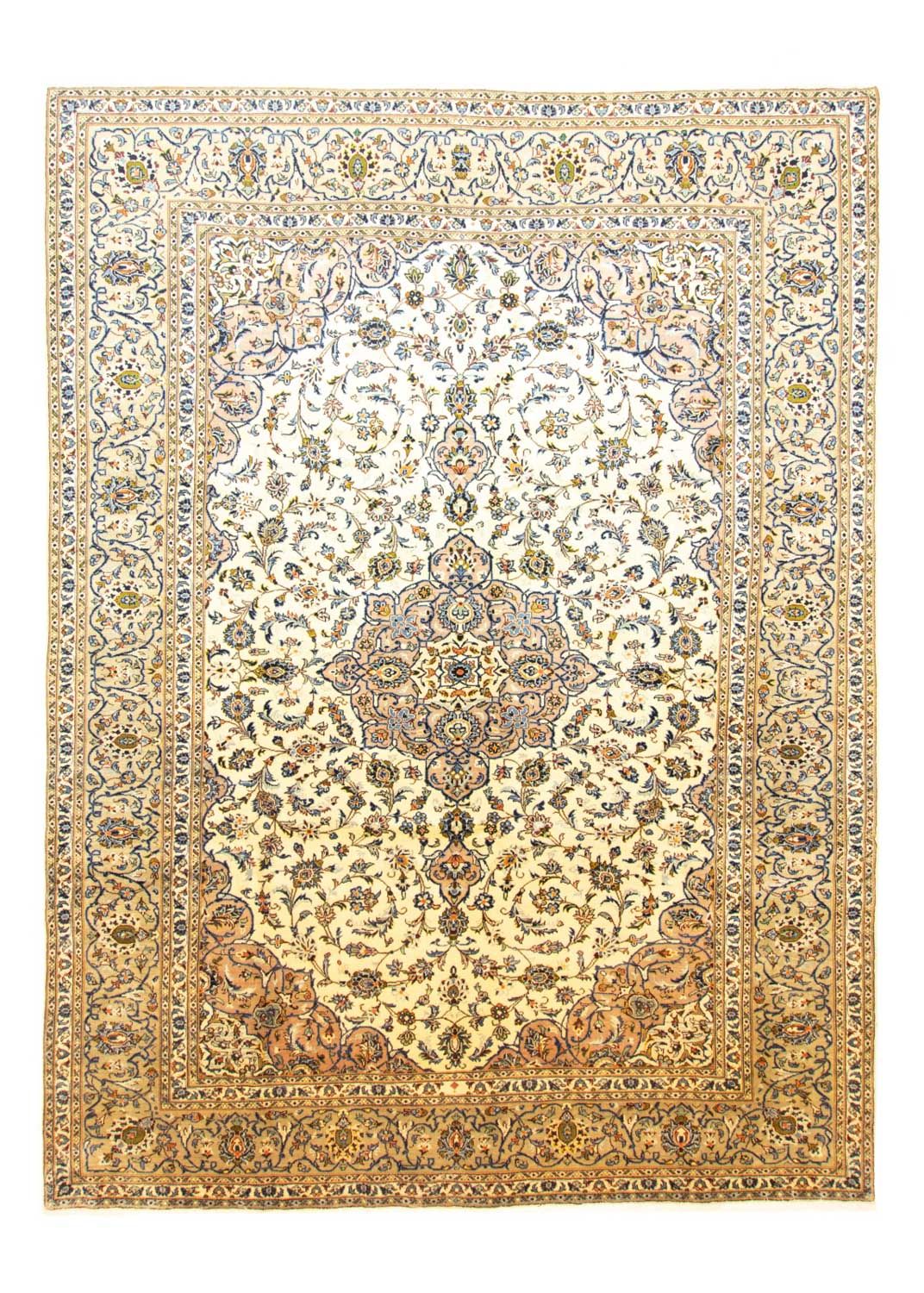 Tapis persan - Keshan - 404 x 292 cm - beige