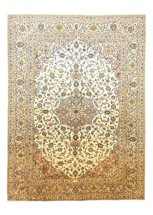Tapis persan - Keshan - 404 x 292 cm - beige