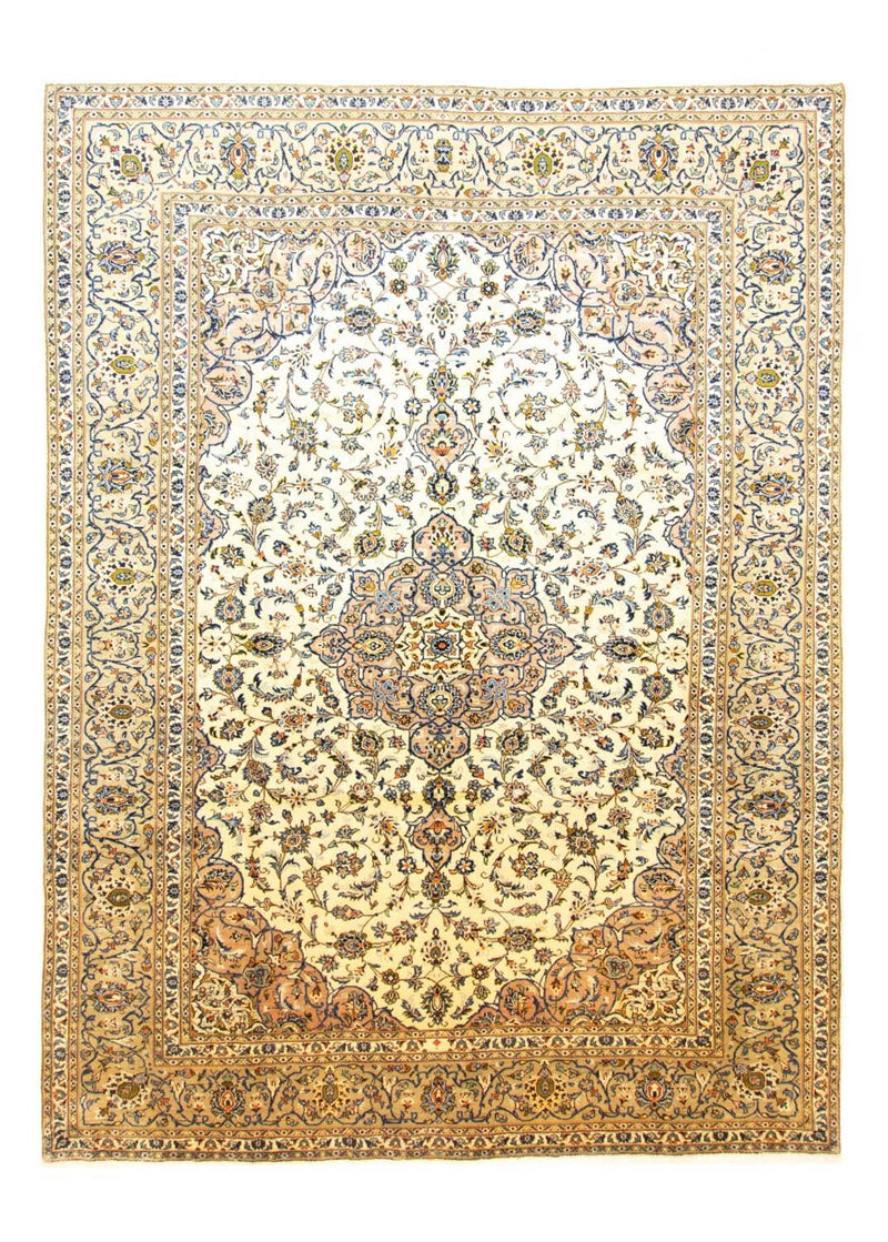 Tapis persan - Keshan - 404 x 292 cm - beige