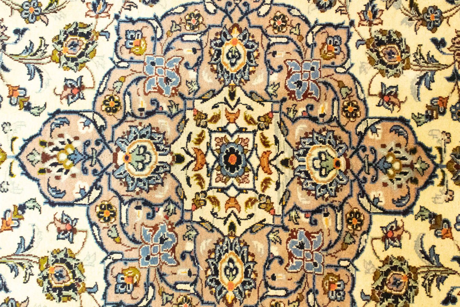 Tapis persan - Keshan - 404 x 292 cm - beige