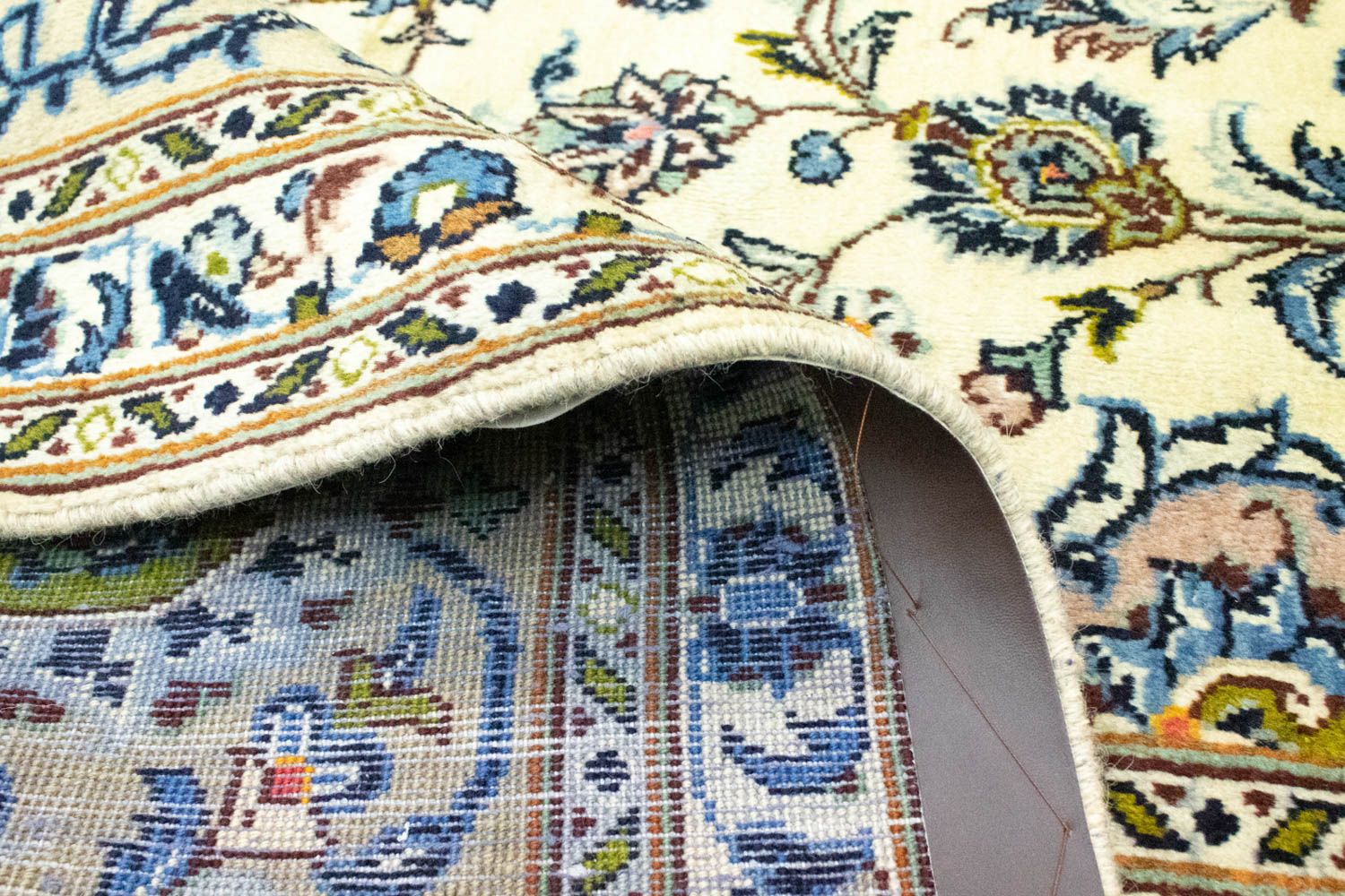 Tapis persan - Keshan - 404 x 292 cm - beige
