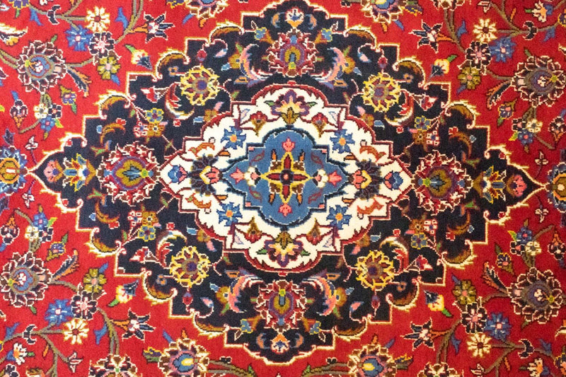 Tapis persan - Keshan - 344 x 246 cm - rouge