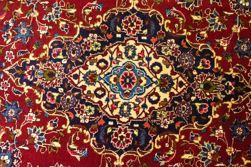 Tapis persan - Keshan - 361 x 244 cm - rouge