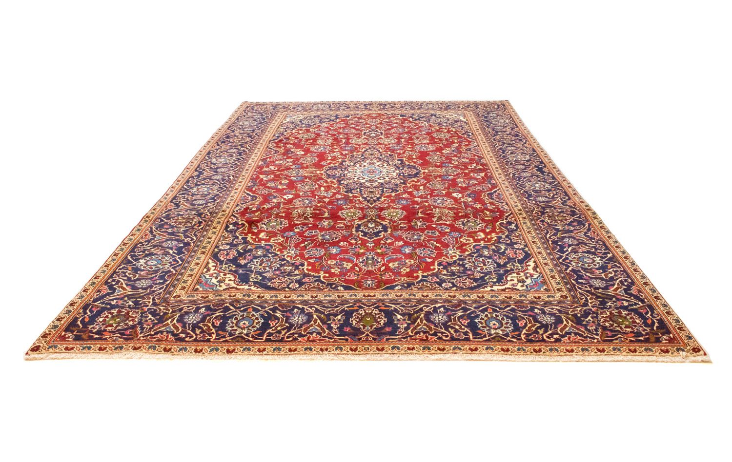 Tapis persan - Keshan - 361 x 244 cm - rouge
