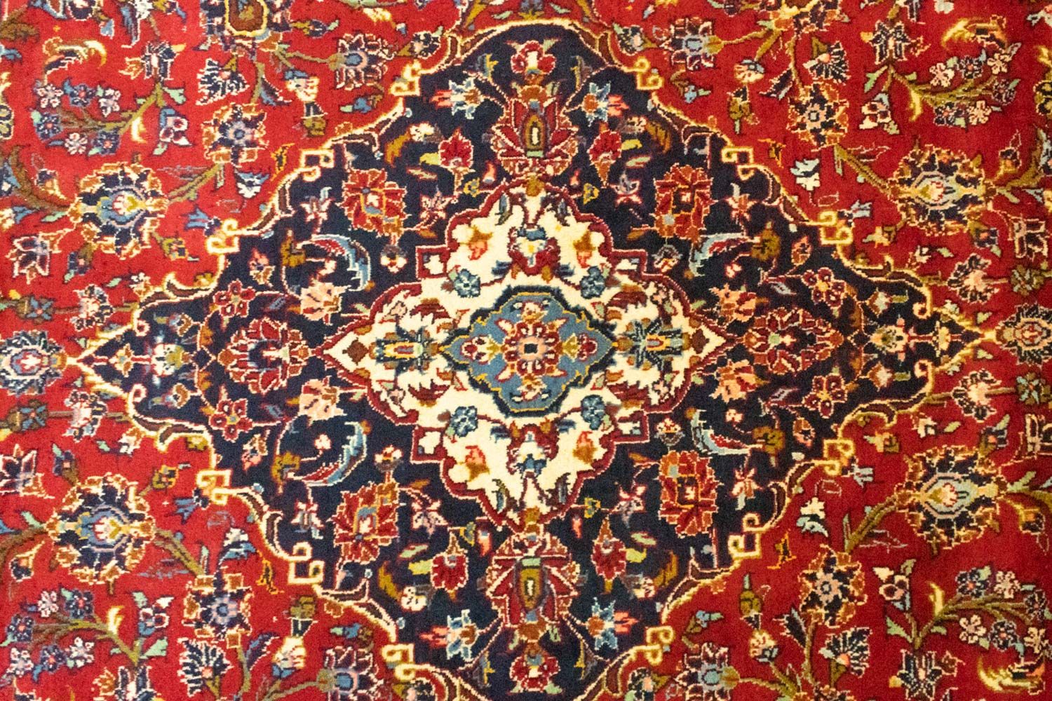 Tapis persan - Keshan - 358 x 255 cm - rouge