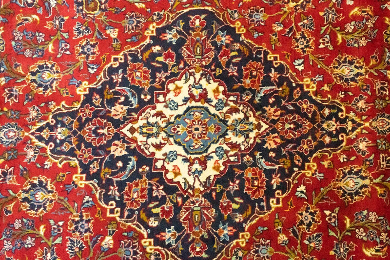 Tapis persan - Keshan - 358 x 255 cm - rouge