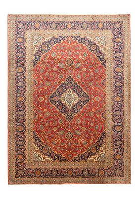 Tapis persan - Keshan - 345 x 251 cm - rouge