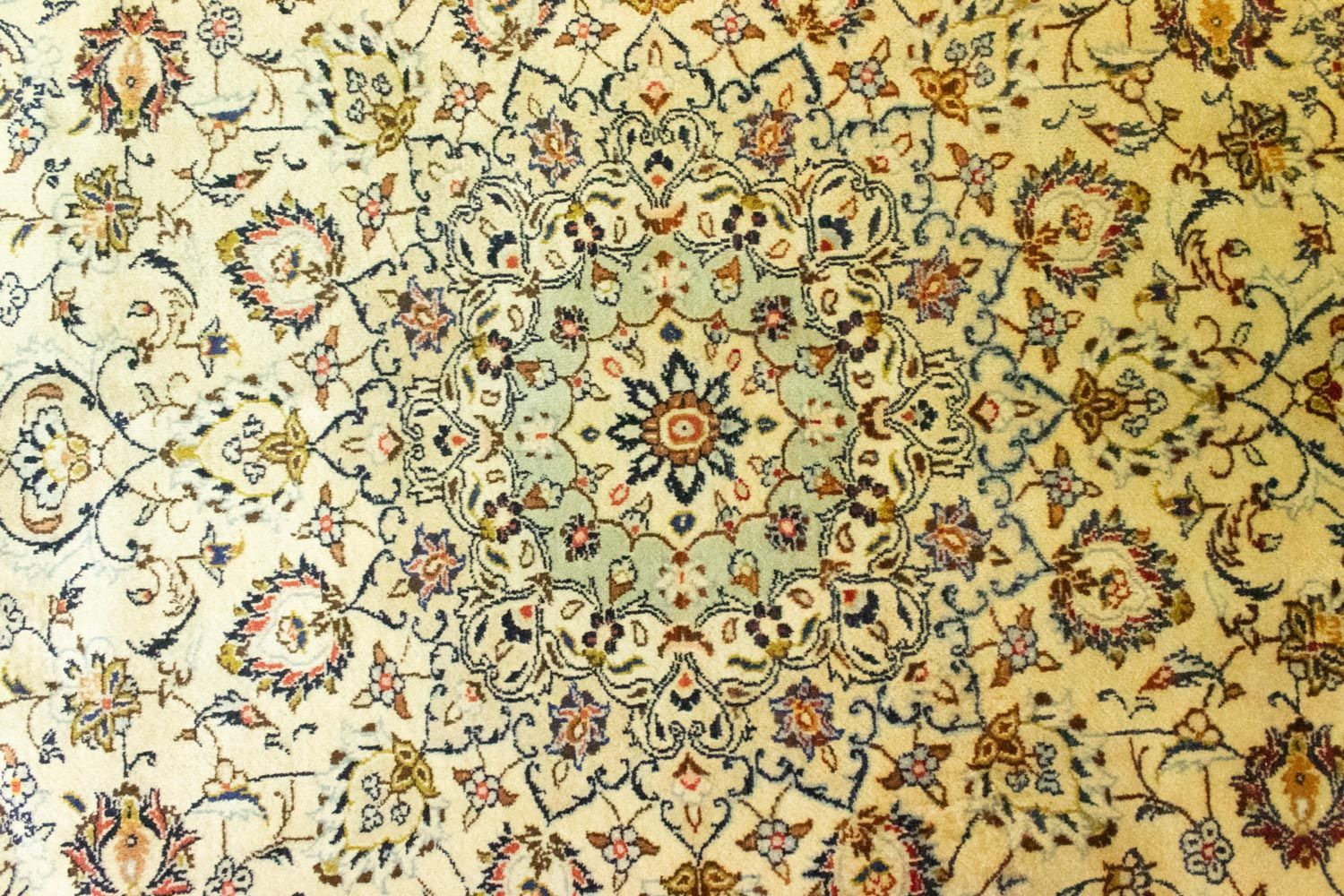 Tapis persan - Keshan - 350 x 254 cm - beige