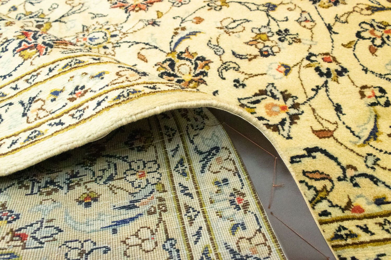 Tapis persan - Keshan - 350 x 254 cm - beige