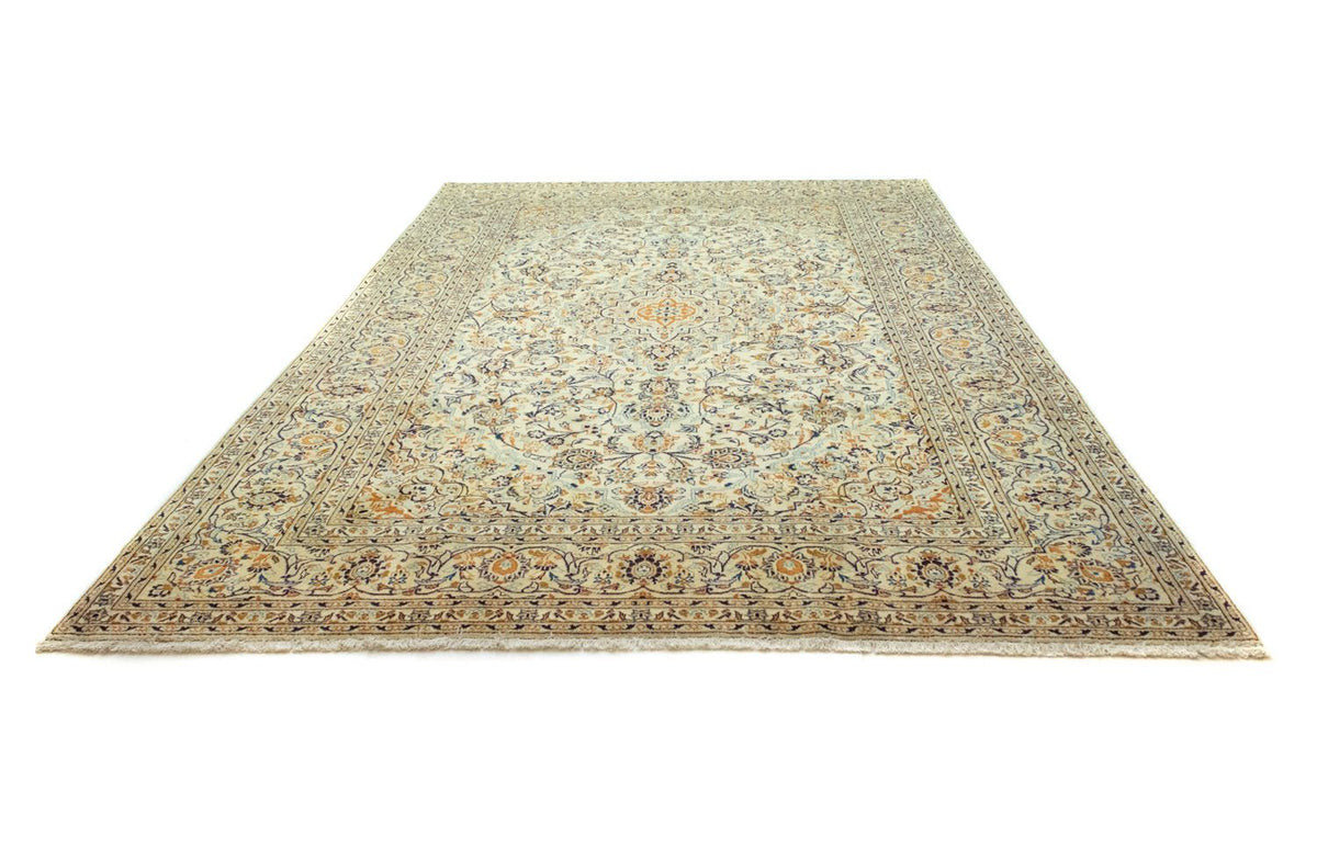 Tapis persan - Keshan - 369 x 246 cm - beige