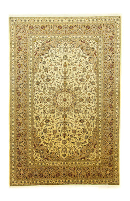 Tapis persan - Keshan - 305 x 195 cm - beige