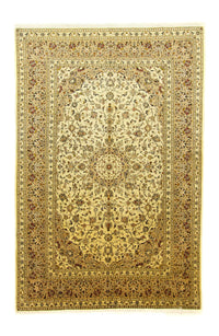 Tapis persan - Keshan - 305 x 195 cm - beige