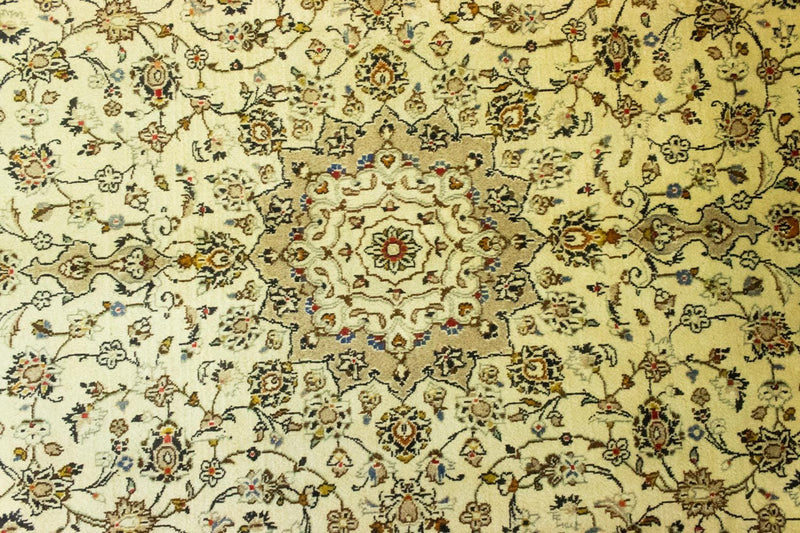 Tapis persan - Keshan - 305 x 195 cm - beige