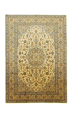 Tapis persan - Keshan - 347 x 250 cm - beige