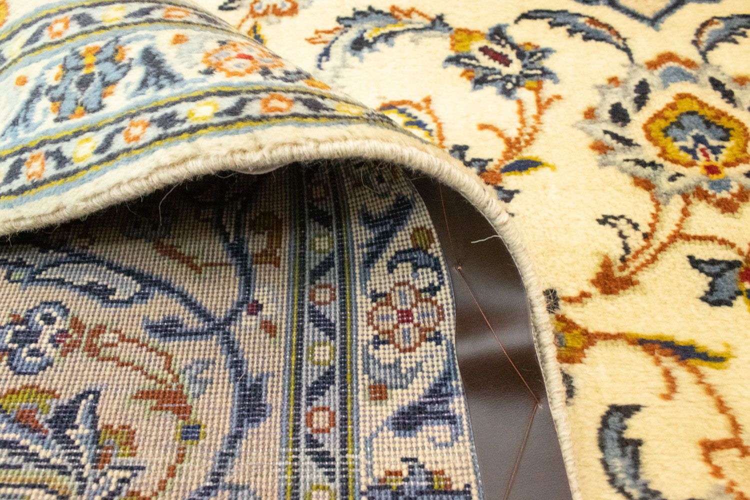 Tapis persan - Keshan - 347 x 250 cm - beige