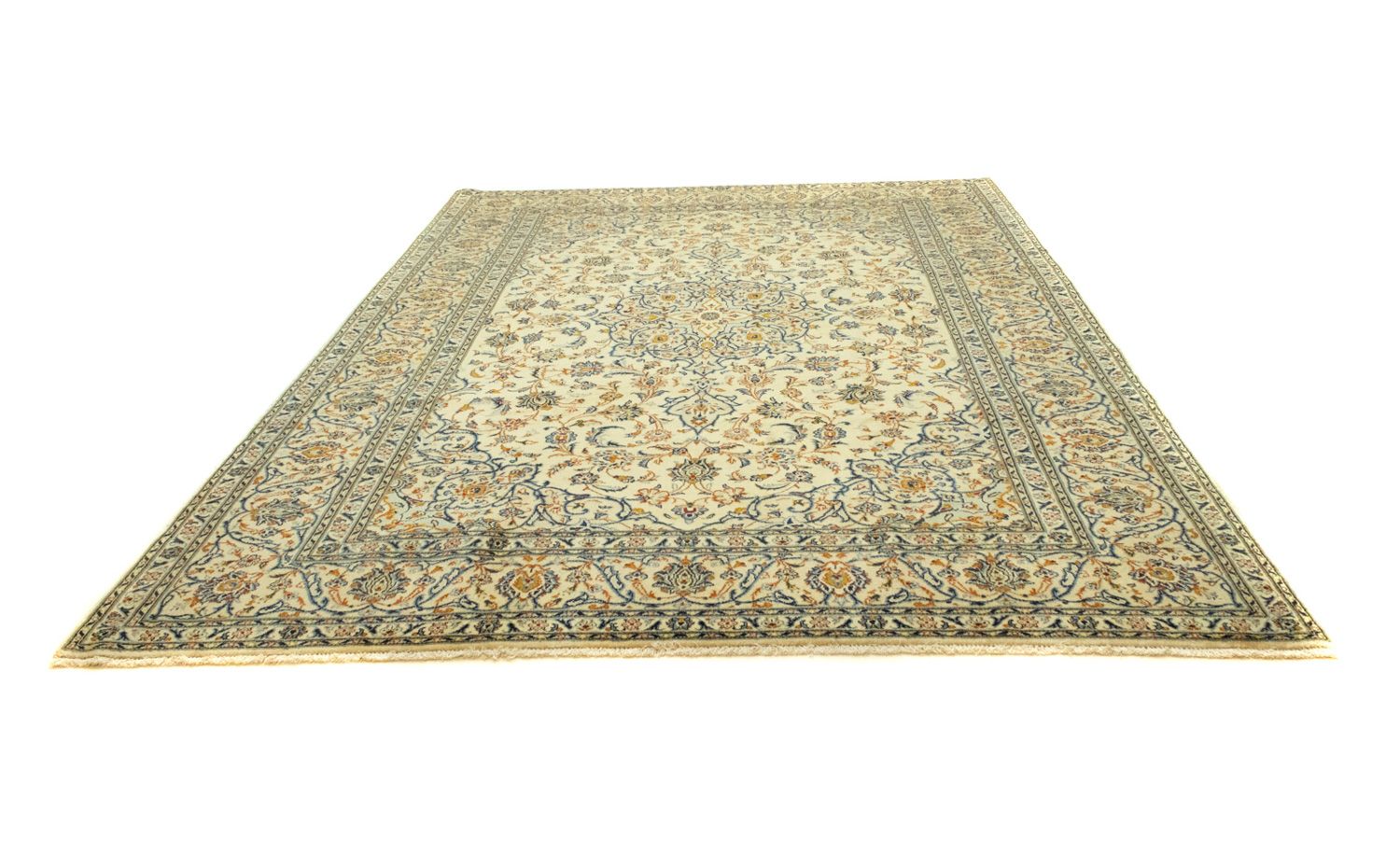 Tapis persan - Keshan - 347 x 250 cm - beige