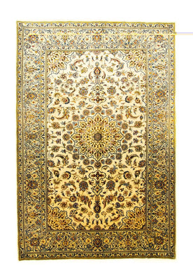 Tapis persan - Keshan - 295 x 195 cm - beige