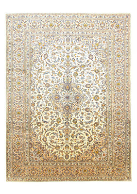 Tapis persan - Keshan - 388 x 288 cm - beige