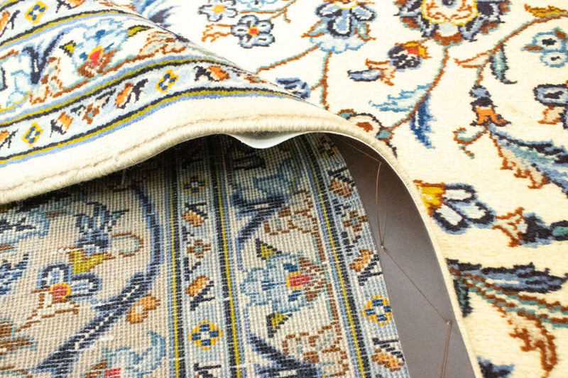 Tapis persan - Keshan - 388 x 288 cm - beige